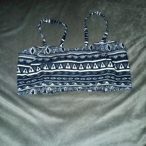 Forever 21 tribal crop top